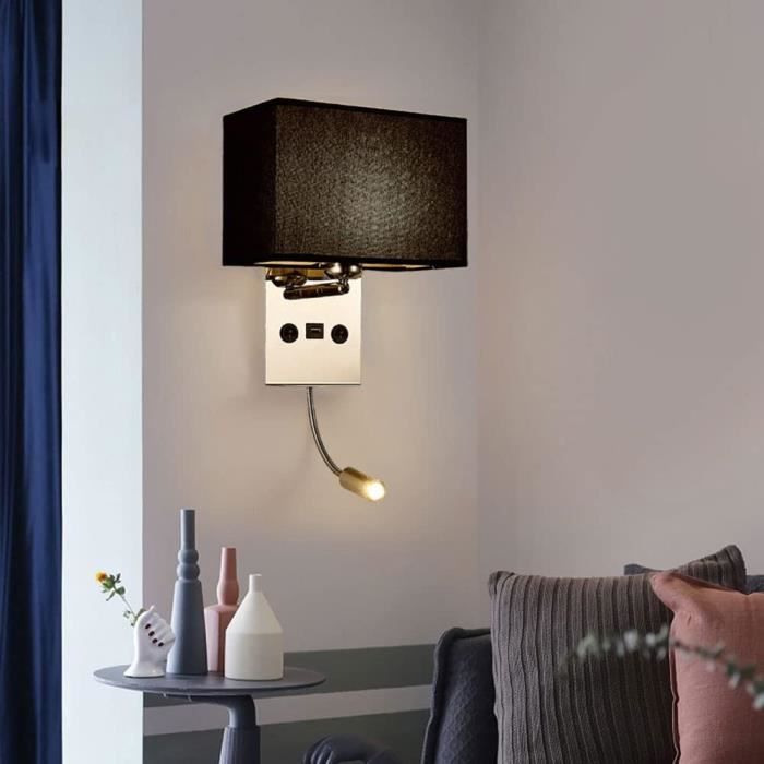 Liseuse Lampe de chevet flexible avec interrupteur, 1 LED CREE 3 W, bronze  - Cdiscount Informatique
