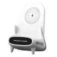 HURRISE Support de charge sans fil style chaise, chargeur sans fil pour téléphone portable, station de charge sans fil-2