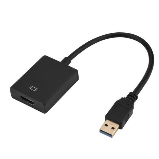 Adaptateur USB vers HDMI, 3.0 HDMI 1080p Full HD Vidéo Audio