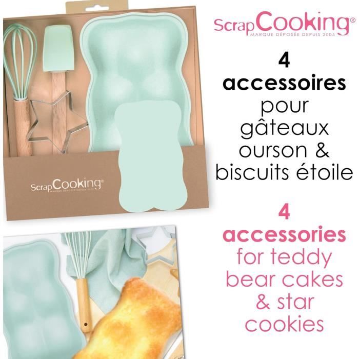 ScrapCooking - Kit de 4 Ustensiles Pâtisserie pour Enfants