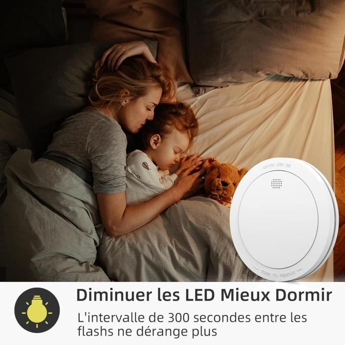 VisorTech détecteur de fumée VDS 10 ans: Mini-détecteur de fumée, alarme incendie 85 dB, batterie de 10 ans, EN 1460 (détecteur de fumée photoélectrique VisorTech détecteur de fumée VDS 10 ans: Mini-détecteur de fumée, alarme incendie 85 dB, batterie de 10 ans, EN 1460 (détecteur de fumée photoélectrique