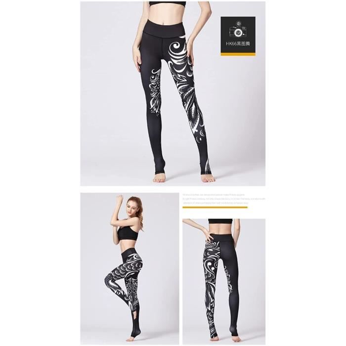 Pantalon Yoga Femmes,Legging De Sport Taille Haute pour Femme