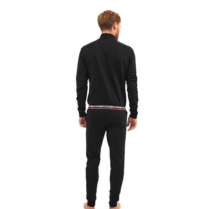 Fila Pyjama homme coton ensemble pyjama homme avec pantalon et sweatshirt noir Noir Cdiscount Pret a Porter