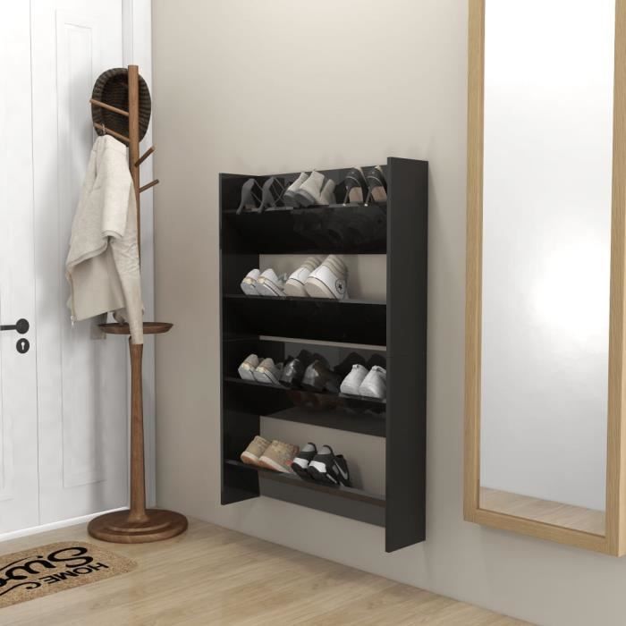 Armoire à Chaussures étroite Avec 2 Tiroirs Pliants - Blanc, 80x24x110 Cm, Rangement Entrée Couloir