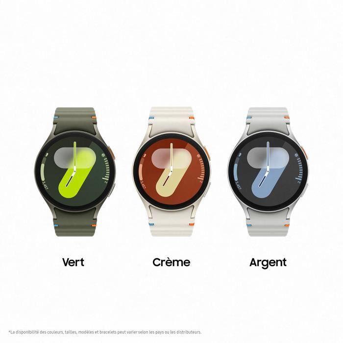 Montre connectee Samsung Watch7 40mm creme Bluetooth Cdiscount Telephonie