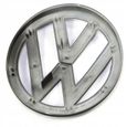 JXC Lot de 2pcs Insigne logo emblème avant 135mm -arrière 110mm Noir brillant pour Volkswagen VW GOLF 7 MK7-3