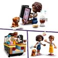 LEGO® 42606 Friends Le Chariot de Pâtisseries Mobile, Jouet Éducatif avec Figurines Aliya, Jules et le Chien Aira-3