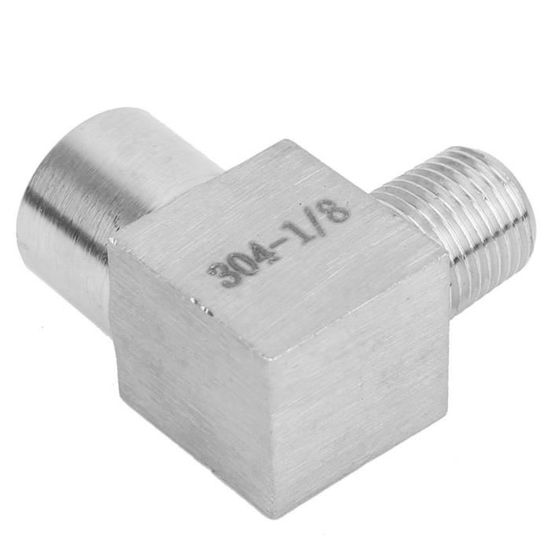 1/8 Connecteur réducteur BSPP filetage femelle à mâle Connecteur BSPP Connecteur coudé Adaptateur de raccord de tuyau Connecteur rapide pour huile à air 1/8 
