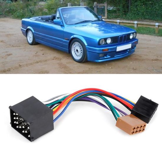 Aerzetix: Adaptateur faisceau câble fiche ISO pour autoradio d'origine  compatible avec BMW Land Rover C12048 - Cdiscount Auto