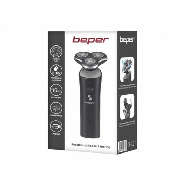 Rasoir électrique Rechargeable Perfect Line 3 Têtes Titane - Noir, Affichage LED, Neuf