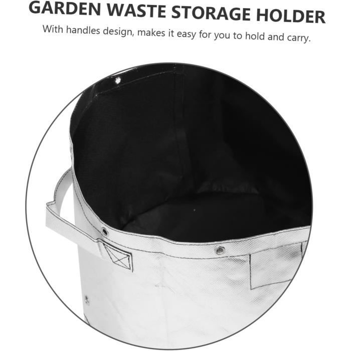 Grand Sac à Feuilles De Jardin étanche 68x68x70 Cm - Poignées Renforcées, Pliable - Pour Déchets, Rangement, Camping