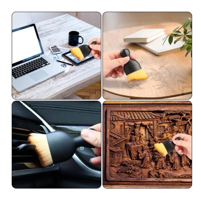 Pinceau De Détail Automatique - 5 Pièces - Pour Nettoyer Tableau De Bord, Sièges & Intérieur Voiture - 7