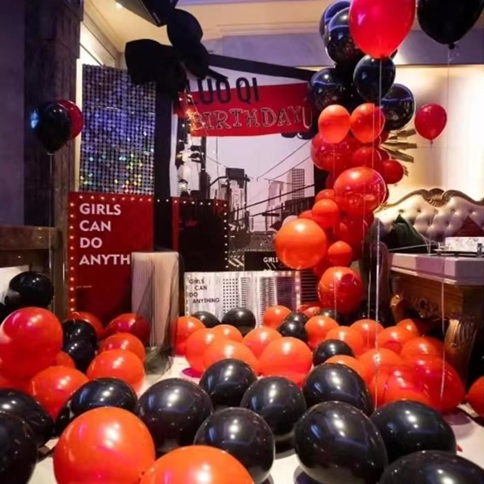 Kit Arche Guirlande de Ballons Rose Vif Orange, 158 Pcs Ballons Rose Orange et Or Chromé Métalliques pour Anniversaire Baby Shower Fête Tropicale (Rose Vif