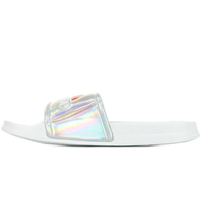 Claquette ellesse femme argenté 2025