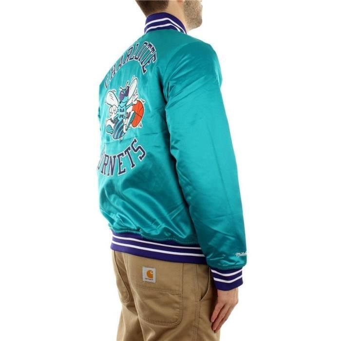 VESTE HOMME MITCHELL NESS HEAVYWEIGHT JACKET CHARLOTTE HORNETS Vert Cdiscount Pret a Porter