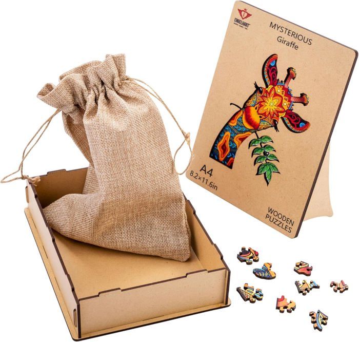 Boîte en Bois 3D Puzzle Secret Déballez Une boîte Cadeau cachée ave Boîte en Bois 3D Puzzle Secret Déballez Une boîte Cadeau cachée ave