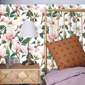 Papier Peint Autocollant, Autocollant Mural Imperméable Amovible, Peler