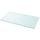 Table a manger avec plateau en verre rectangulaire