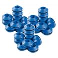 Lot de 30 oeillets auto-perforants pour bâches - RIBILAND - Accessoire - Fixation de bâches - Plastique - Bleu-0