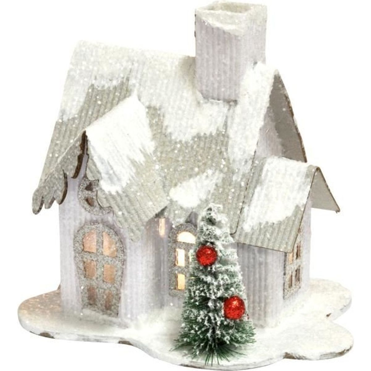 Maison de noel en carton a led Cdiscount Maison