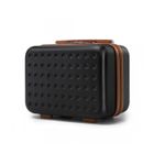 Kono Vanity Case Rigide ABS Léger Portable 31x18x22cm Trousse de Toilette pour Voyage (Noir)