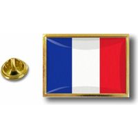 pins pin badge pin's metal epoxy avec pince papillon drapeau france francais