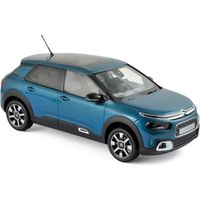 Voiture miniature - NOREV - Citroën C4 Cactus 2018 - Bleu émeraude & Blanc déco - Intérieur - Garçon et Fille