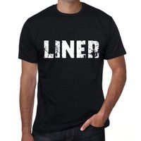 Homme Tee-Shirt Liner T-Shirt Vintage Noir