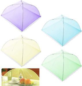 Couvre Plat Alimentaire 5 Couvertures Anti-insectes Pliantes - Pour