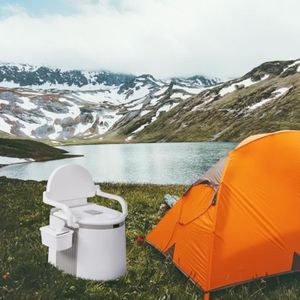 WC CHIMIQUE Toilette Portable WC Chimique pour Camping - Blanc