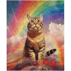 PUZZLE Cat Puzzle 120 Pcs Pièces Les Adultes Et Enfants D