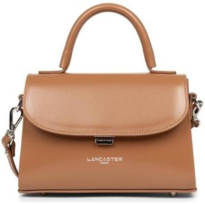 SAC À MAIN Sac A Main - Lancaster - Sac rabat cuir Lancaster Suave Event 433-16 - couleur:Camel