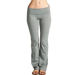 LEGGING TRESORS- Leggings de yoga extensibles pour femmes Fitness Running Gym Pantalons actifs de sport sur toute la longueur x1208 gris