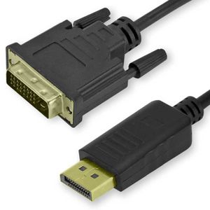 CÂBLE AUDIO VIDÉO OCIODUAL Câble DisplayPort vers DVI 1,8m Noir Cord