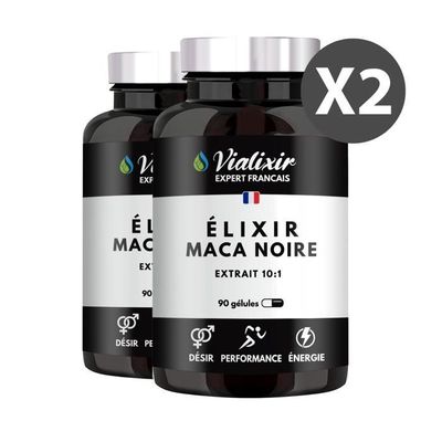 Maca Noire Extra Forte 24000mg - 120 Gélules - Complément Alimentaire Endurance - Neuf
