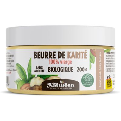 Beurre De Karité Biologique Extra Pur - 100g, Produit Naturel Français