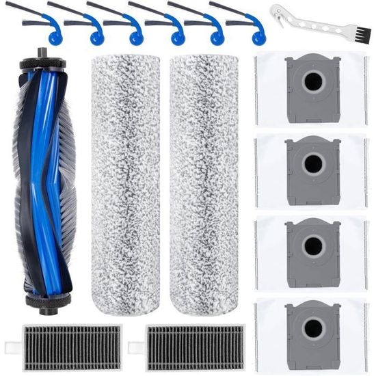 Kit d'accessoires pour Ecovacs Deebot T80 Omni Aspirateur Robot Accessoires de Rechange - Electroménager
