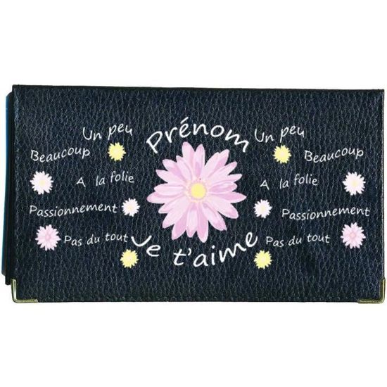 Porte-chéquier Tout-en-un Personnalisable En Simili Cuir - Compartiments Cartes, Billets, Monnaie - Dimensions 21x12x3 Cm