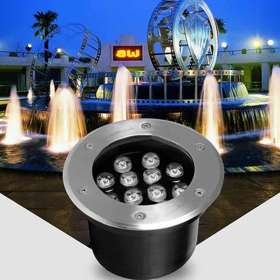 2PCS Spot LED Sous Marin - 10W Lumière LED Submersible, Projecteur De Jardin Étanche IP68, Lumières De Paysage Extérieures Télécommandées RVB, pour L'éclairage Terrasse Piscine Jardin ( Color : Rgb re