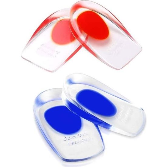 Semelles Talon Épine Calcanéenne - 2 Paires - Réglables - Pour Douleur Talon & Tendinite