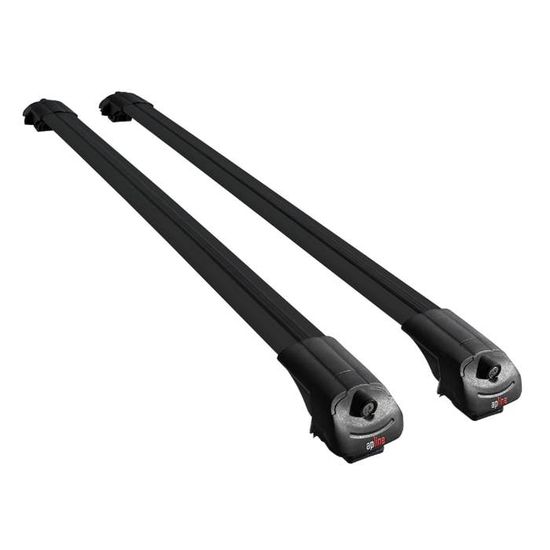 Barres De Toit ACE-2 Aluminium Noir Pour Renault Mégane 4 Grandtour 2016-2023 - Pour Porte-vélos, Coffre De Toit - Charge Max 75kg