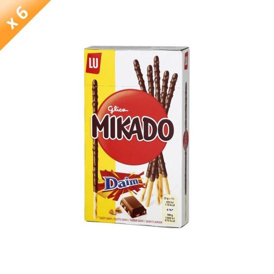 Grossiste Mikado chocolat lait/daim 70g - LU