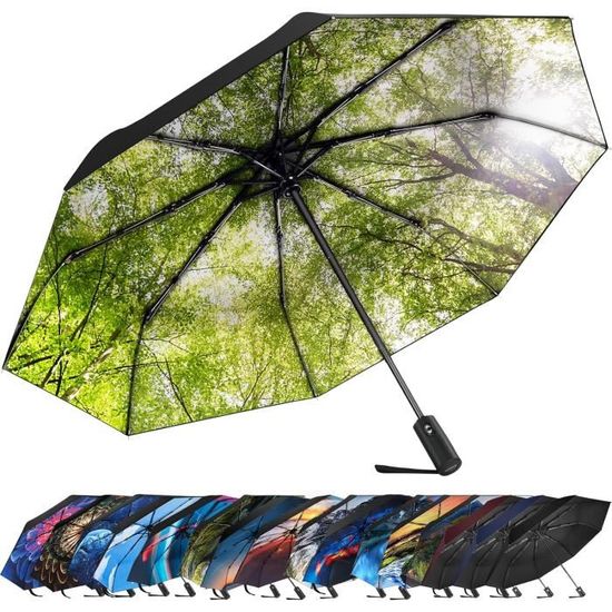 Mini Parapluie Pliant Ultra-léger – Anti-UV, Coupe-vent, Portable En Sac – Parfait Pour Voyages Et Quotidien - 9
