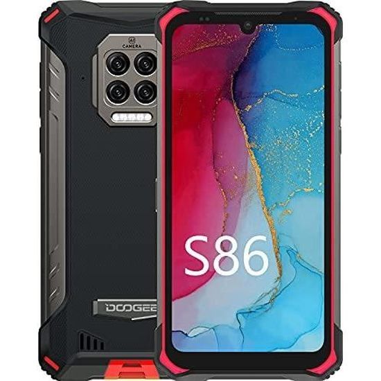 DOOGEE - Telephone Portable Incassable, S86 (2021), 6.1”HD+, 8500 mAh ...