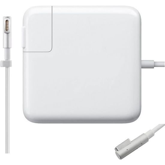 Chargeur Pour Mac Pro 60W L-Tip Adaptateur Magnétique Pour Mac Pro 13", Mac 13", A1344/A1330/A1342/A1278/A1185/A1184/A1181