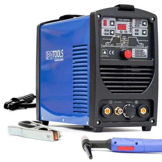 IPOTOOLS 160PD – Poste à souder TIG Inverter DC - Cdiscount Bricolage