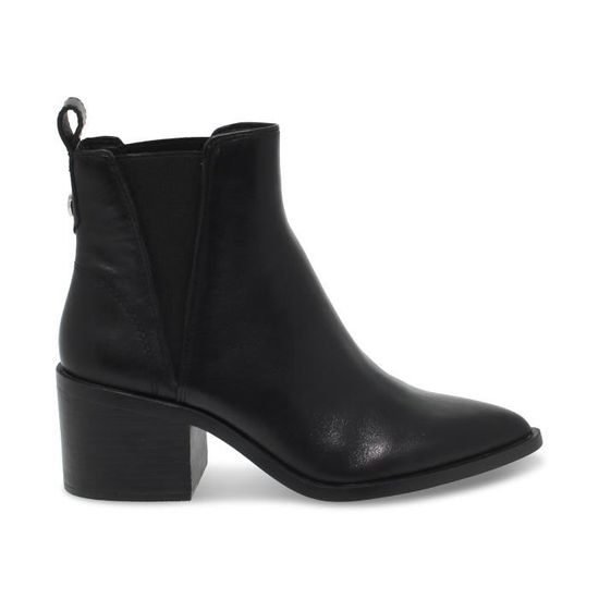 BOTTE STEVE MADDEN AUDIENCE N en cuir noir Femme Multicolor Cdiscount Chaussures
