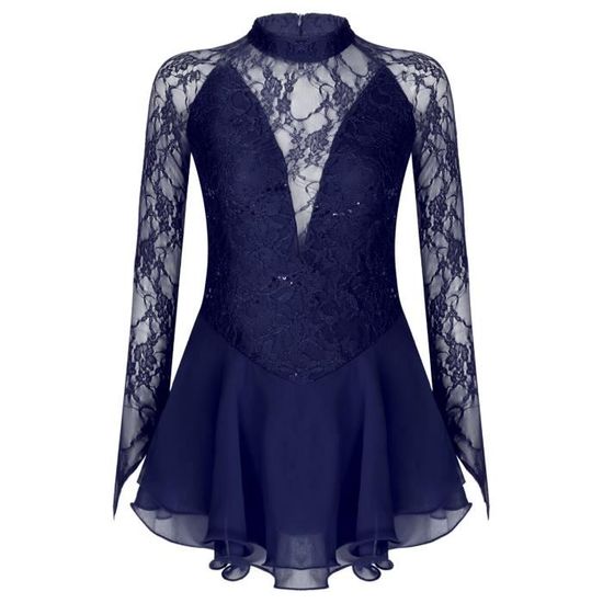Robe De Danse Femme Ranrann - Asymétrique Avec Strass - Danse Latine, Modern Jazz, Scène