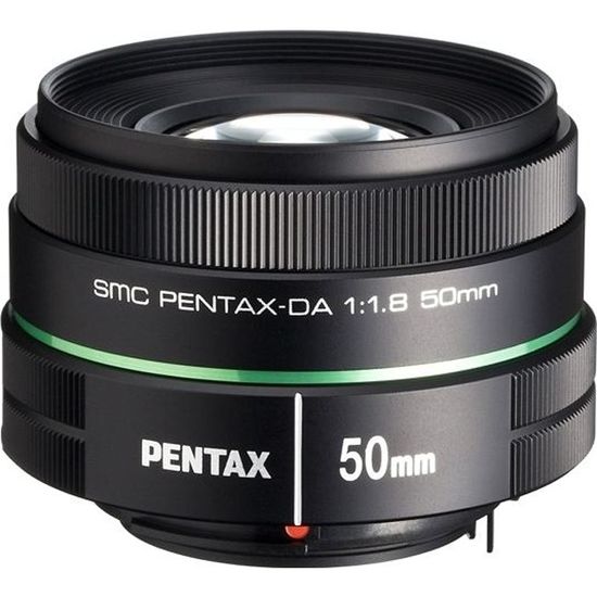 Objectif PENTAX SMC DA 50mm f/1.8 - Pour Reflex Numérique Plein Cadre - Ouverture F/1.8 - Poids 122g