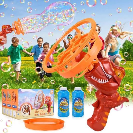 Pistolet à Bulles Automatique Avec LED Pour Enfants - Machine à Bulles De Savon Pour Jardin & Fêtes - USHOP